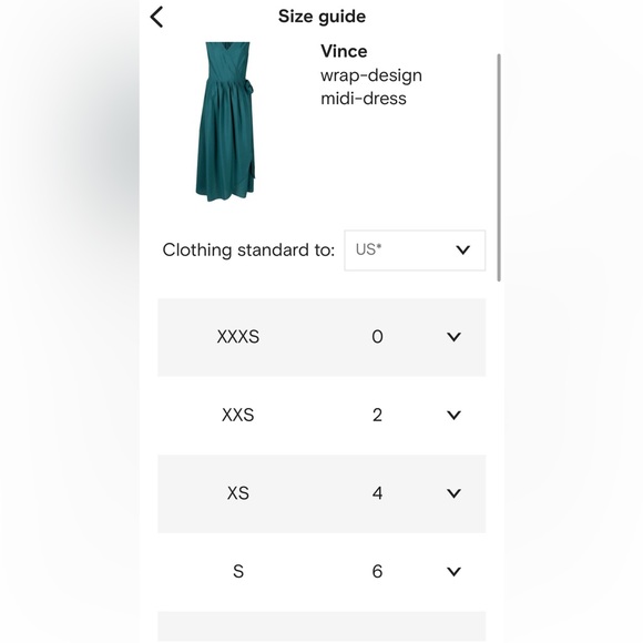 NWT VINCE Teal Sleeveless Midi Wrap Dress - Picture 10 of 10